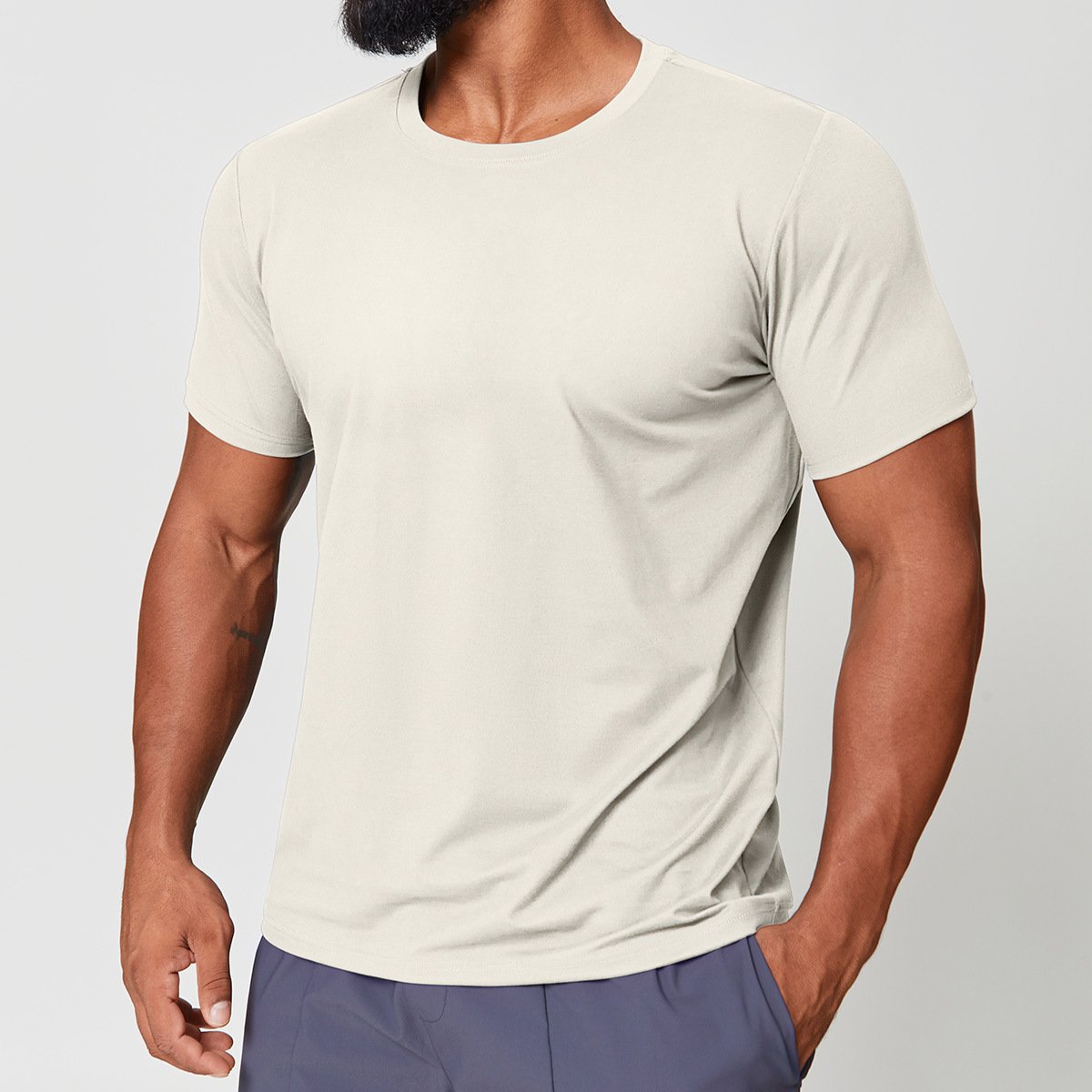 Men’s Performance Sports T-Shirt – Private Label Activewear for Basketball & Tennis