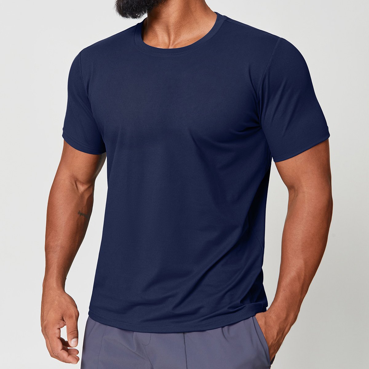 Men’s Performance Sports T-Shirt – Private Label Activewear for Basketball & Tennis