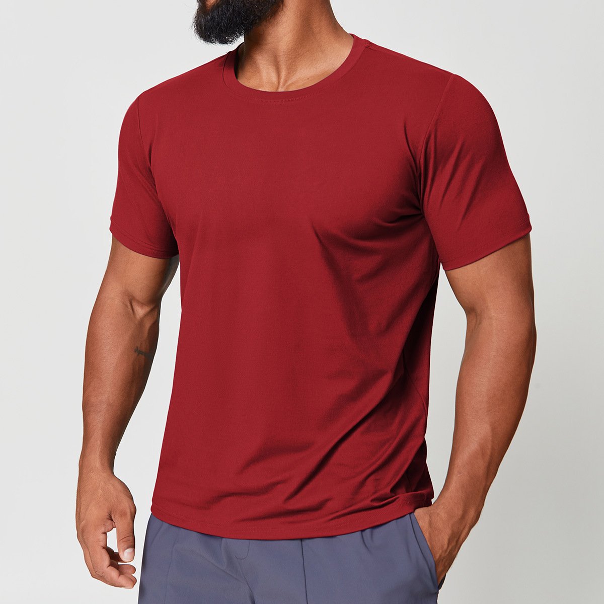 Men’s Performance Sports T-Shirt – Private Label Activewear for Basketball & Tennis