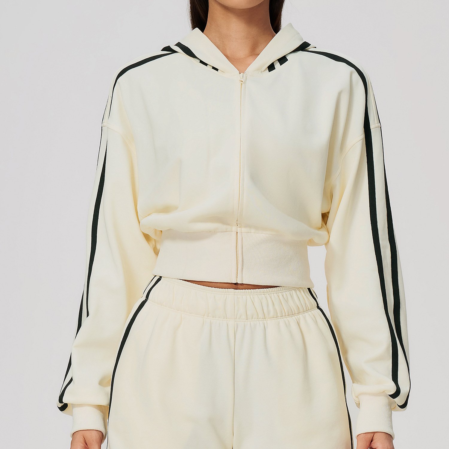 Yoga Wear For Small Brands Custom Fitness Brand Sportswear Clothes Athletic Jacket