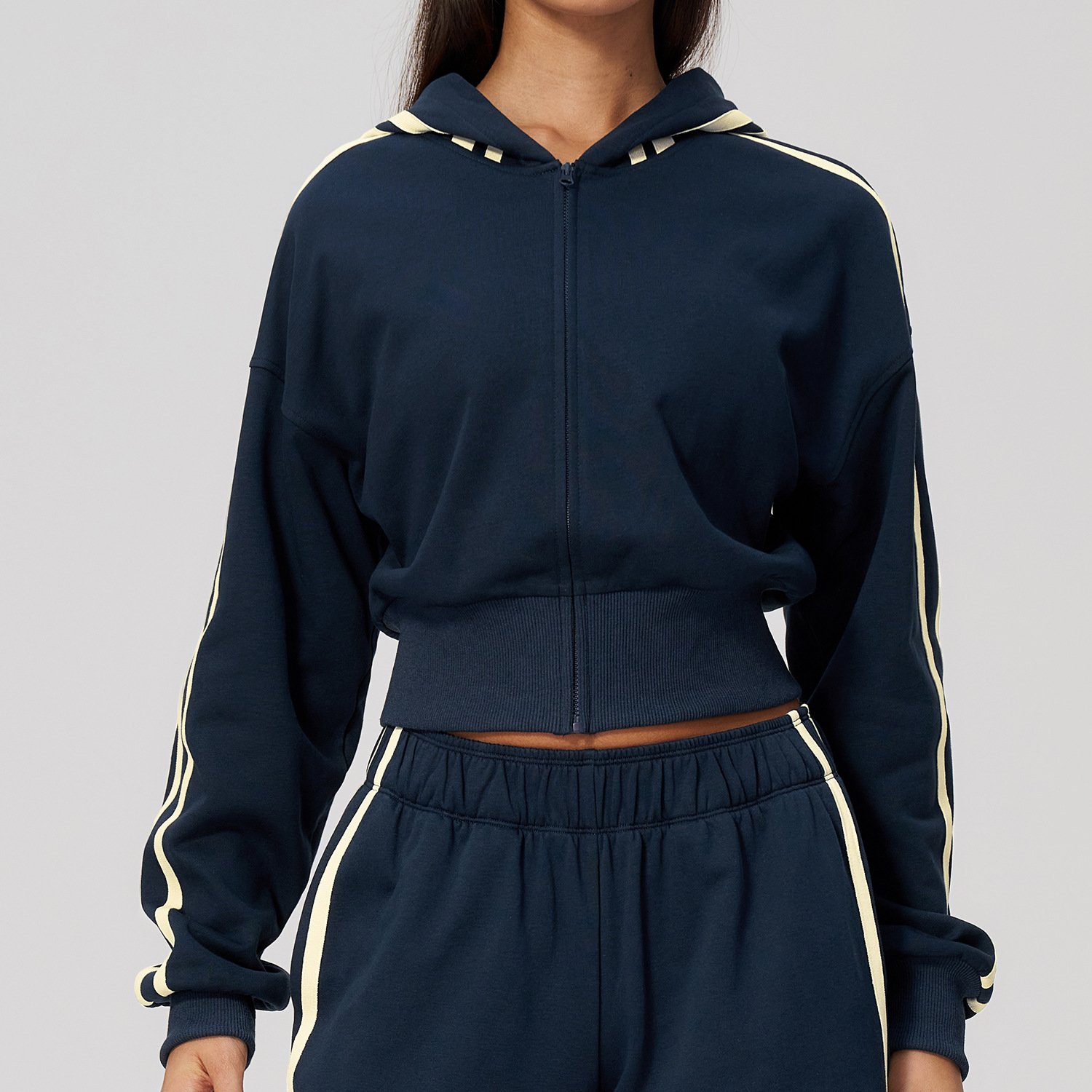 Yoga Wear For Small Brands Custom Fitness Brand Sportswear Clothes Athletic Jacket