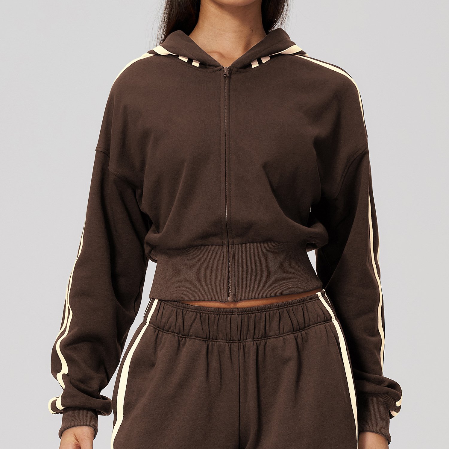 Yoga Wear For Small Brands Custom Fitness Brand Sportswear Clothes Athletic Jacket