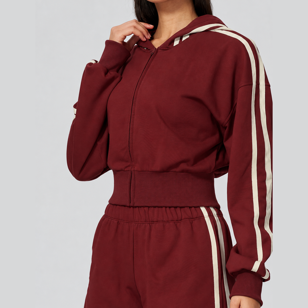 Yoga Wear For Small Brands Custom Fitness Brand Sportswear Clothes Athletic Jacket