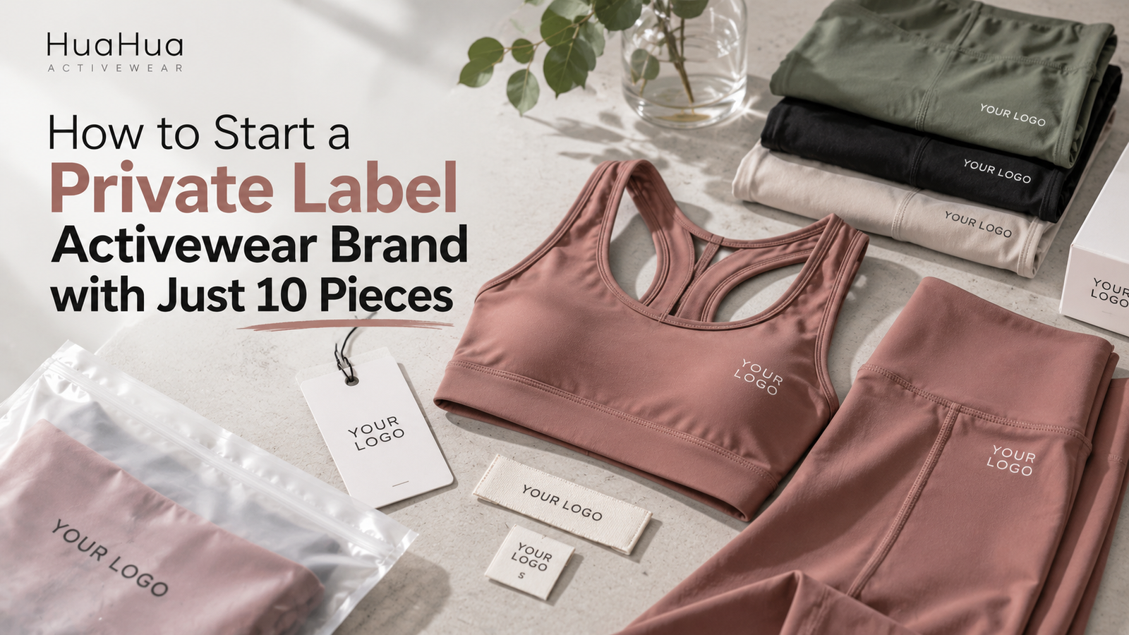 How to Start a Private Label Activewear Brand with Just 10 Pieces