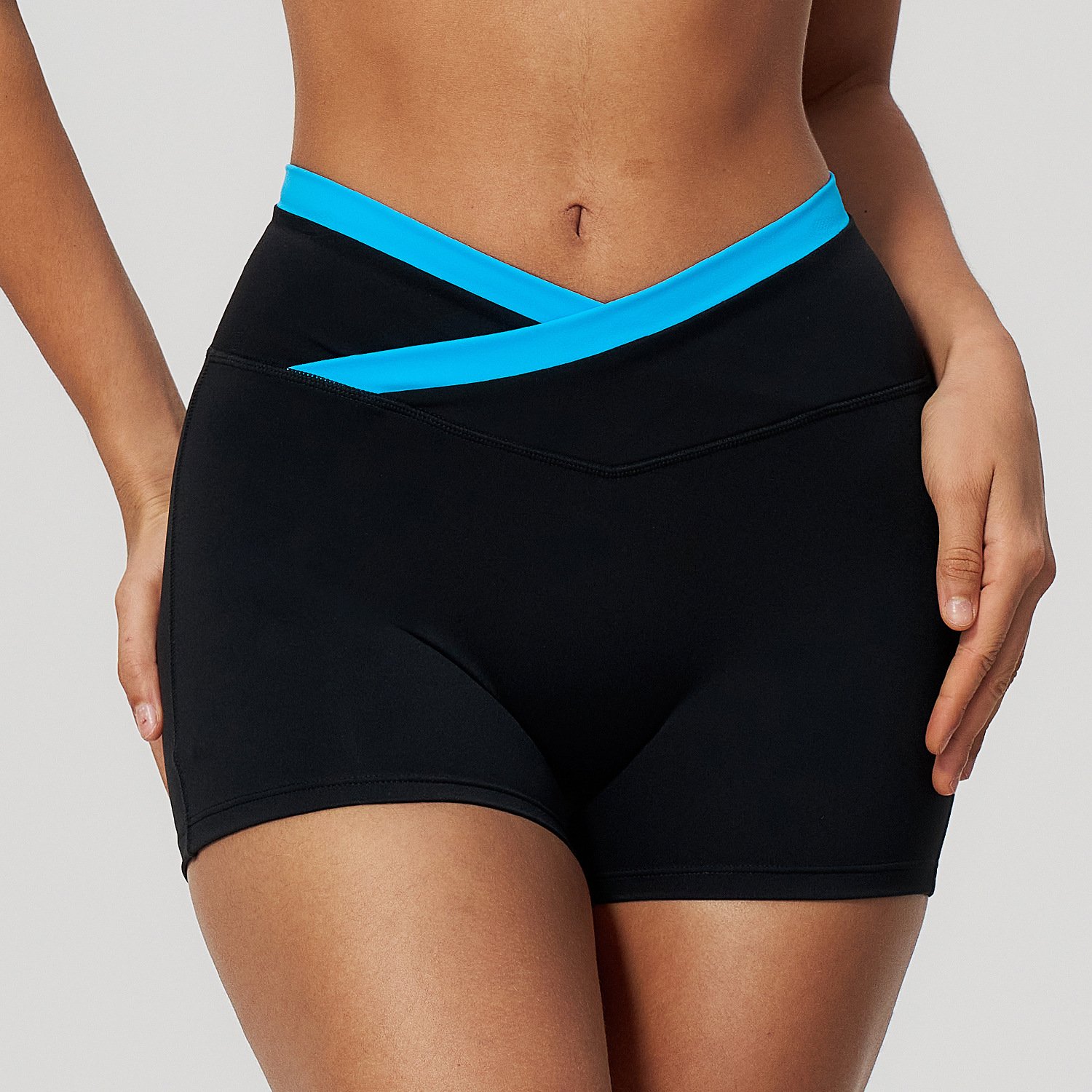 Fabric For Yoga Sportswear Spain Manufacturer Tummy Control Shorts