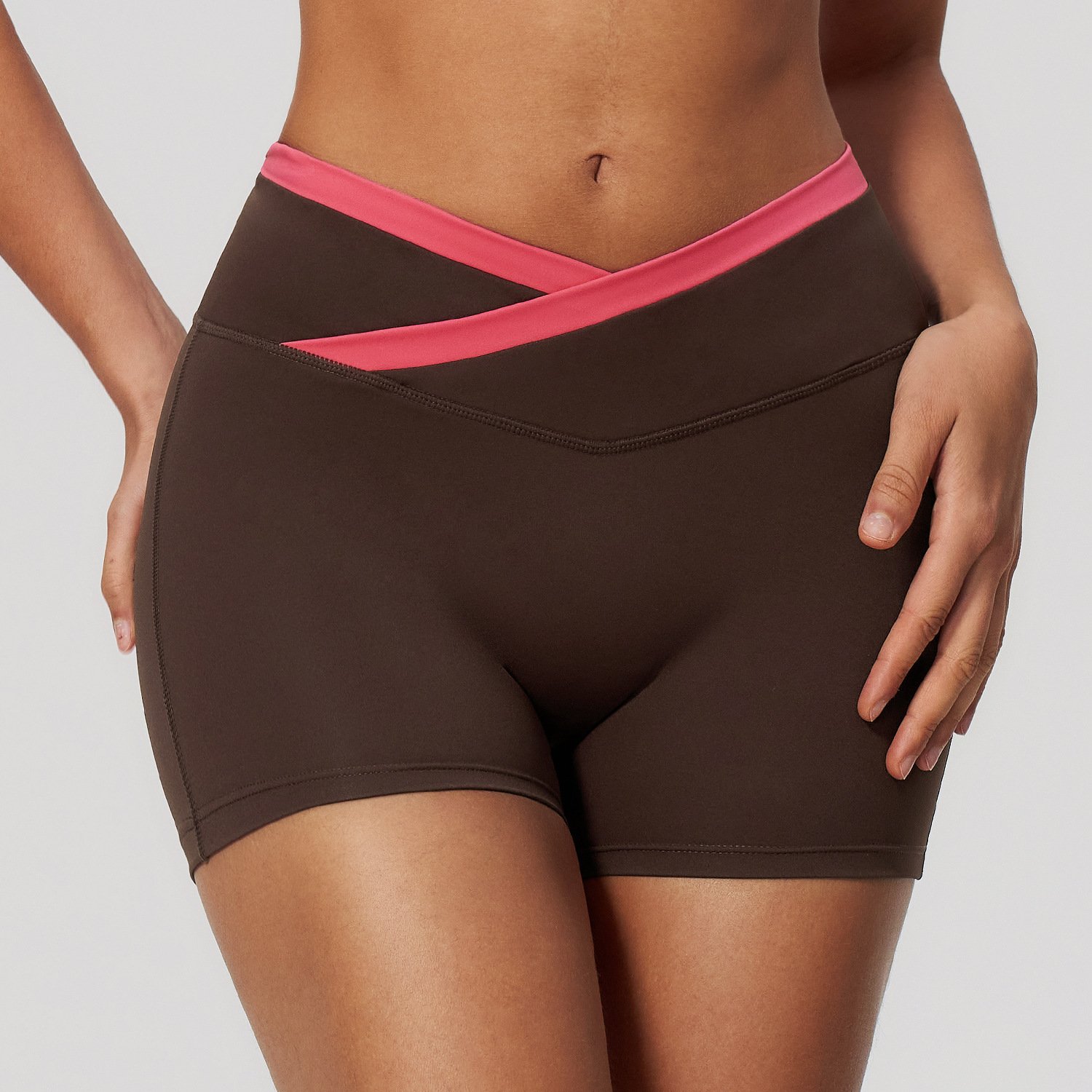 Fabric For Yoga Sportswear Spain Manufacturer Tummy Control Shorts