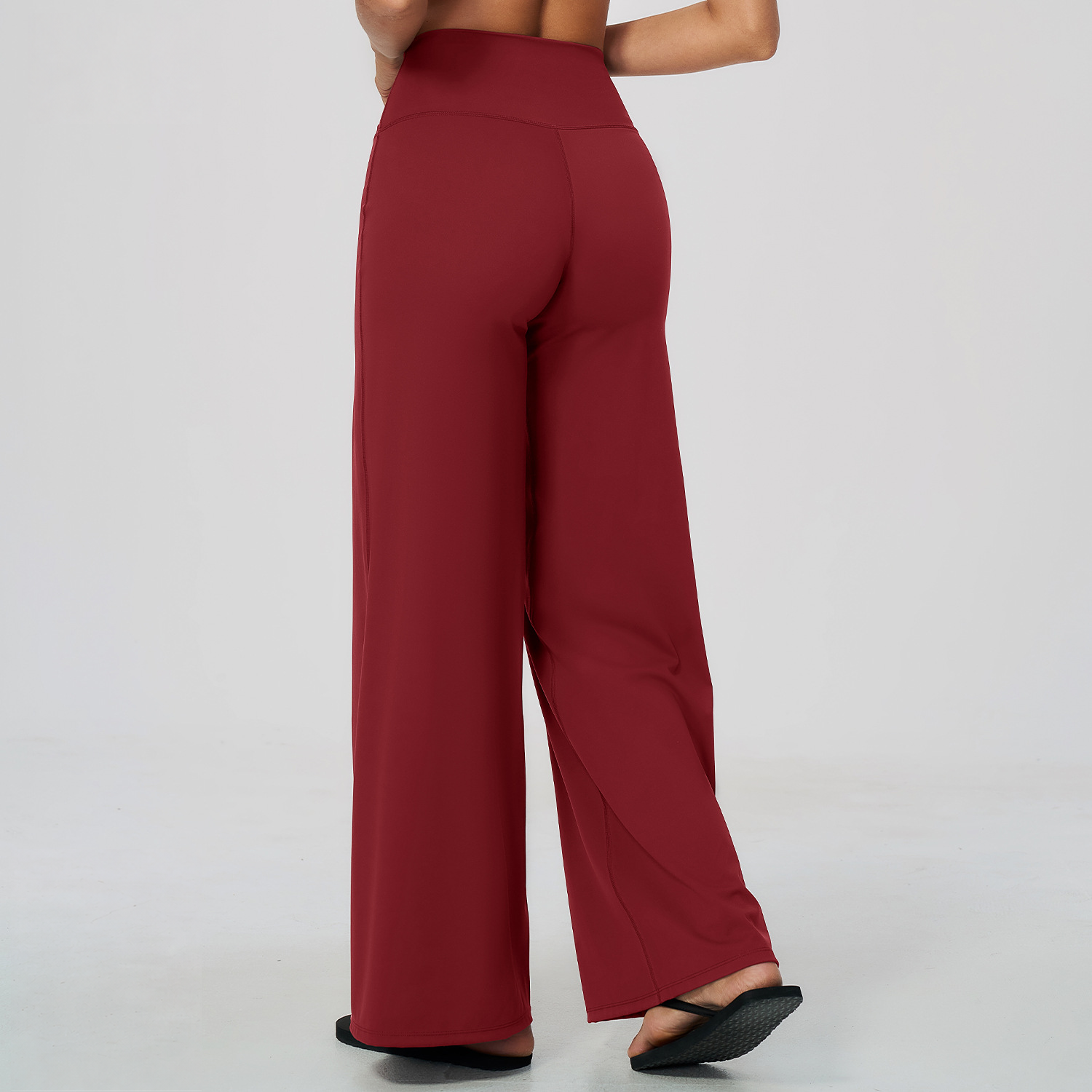 Custom Yoga Wear Sportswear Manufacturer Workout Wide Leg Pants